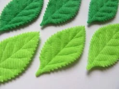 YYCRAFT Pack Of 90 Padded 2-Faced Felt Velvet Leaf Appliques/Craft Green -Michaels Stores 105475677657136