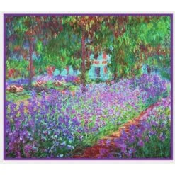 The Artist's Garden In Giverny Inspired By Claude Monet's Impressionist Painting Counted Cross Stitch Pattern -Michaels Stores 12151007018929 2