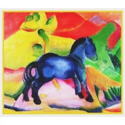 Expressionist Franz Marc's The Little Blue Horse Counted Cross Stitch Pattern 28 Expressionist Franz Marc's The Little Blue Horse Counted Cross Stitch Pattern -Michaels Stores 12151023916977 2