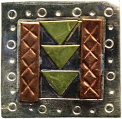 Puffin & Company Flying Geese Quilt Block Needle Nanny Magnetic Needle Minder Holder, Brooch Multicolor -Michaels Stores 12512467189801 2