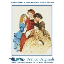 Alcott Little Women Sisters By Jessie Willcox Smith Counted Cross Stitch Pattern -Michaels Stores 12512479784905 1