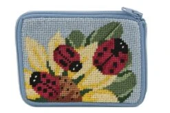 Coin Purse - Ladybug - Needlepoint Kit Multicolor