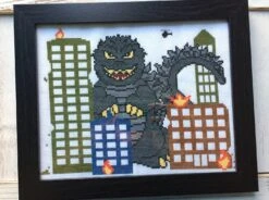 Monster Mayhem Counted Cross Stitch DIY KIT -Michaels Stores 12835729561145 1