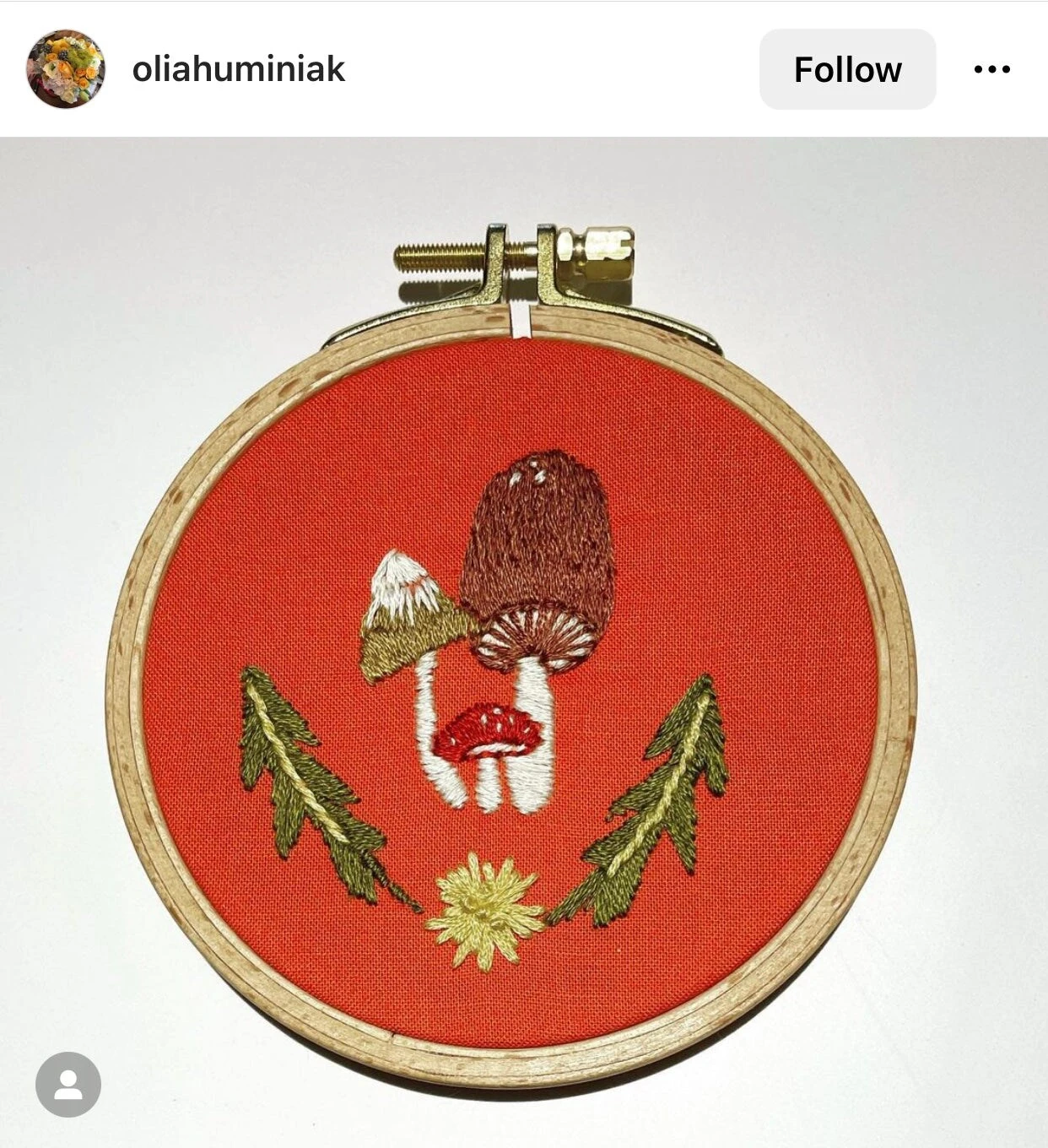 MCreativeJ Mushroom Trio - Intermediate Embroidery DIY Craft Kit 17 MCreativeJ Mushroom Trio - Intermediate Embroidery DIY Craft Kit - Image 15