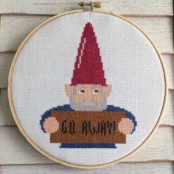 Angry Gnome Counted Cross Stitch DIY KIT Intermediate 7 Angry Gnome Counted Cross Stitch DIY KIT Intermediate -Michaels Stores 12835753154105 2
