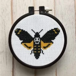 Deadhead Moth Counted Cross Stitch DIY KIT Beginner 12 Deadhead Moth Counted Cross Stitch DIY KIT Beginner -Michaels Stores 12835753678393 2