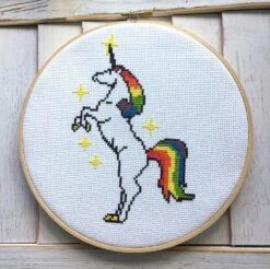 Unicorn Colorful Counted Cross Stitch DIY Kit 12 Unicorn Colorful Counted Cross Stitch DIY Kit -Michaels Stores 12835759707705 2