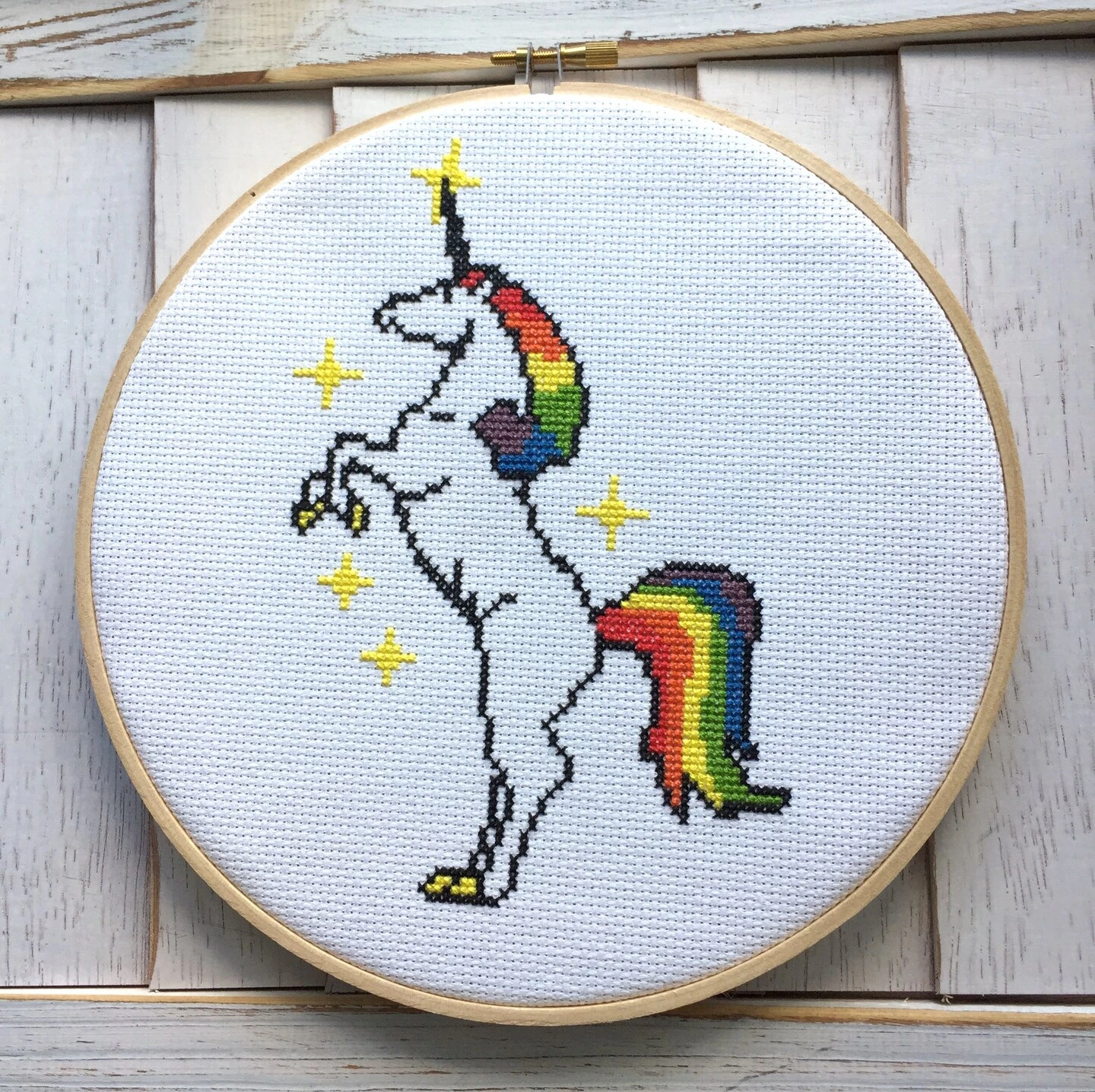 Unicorn Colorful Counted Cross Stitch DIY Kit 7 Unicorn Colorful Counted Cross Stitch DIY Kit - Image 5