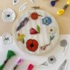 MCreativeJ Wildflowers - Peel Stick And Stitch Hand Embroidery Patterns -Michaels Stores 12835759751993