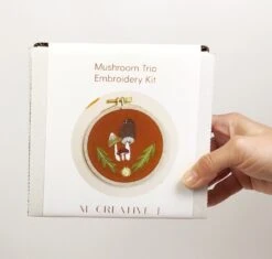 MCreativeJ Mushroom Trio - Intermediate Embroidery DIY Craft Kit 27 MCreativeJ Mushroom Trio - Intermediate Embroidery DIY Craft Kit -Michaels Stores 12835767139897 1