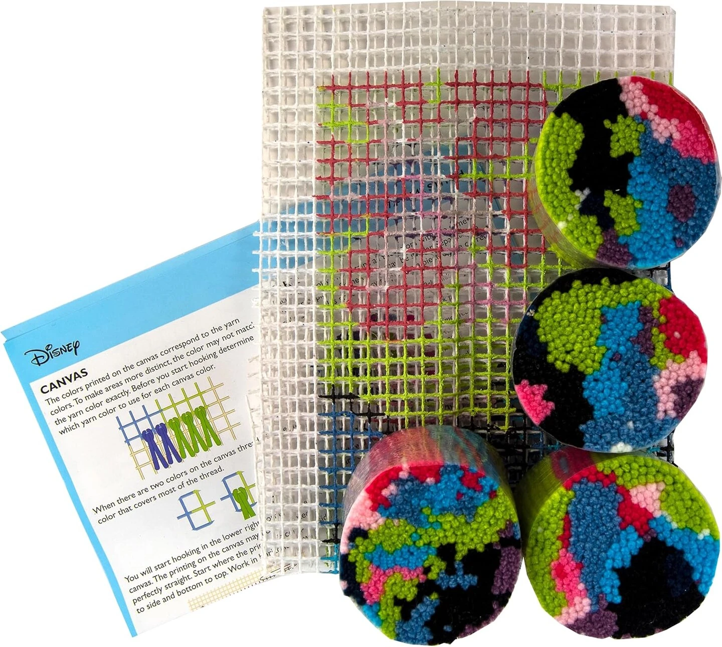 Lilo And Stitch Latch Hook Kit - Finished 12'' X 12'' (Multicolor) 9 Lilo And Stitch Latch Hook Kit - Finished 12'' X 12'' (Multicolor) - Image 7