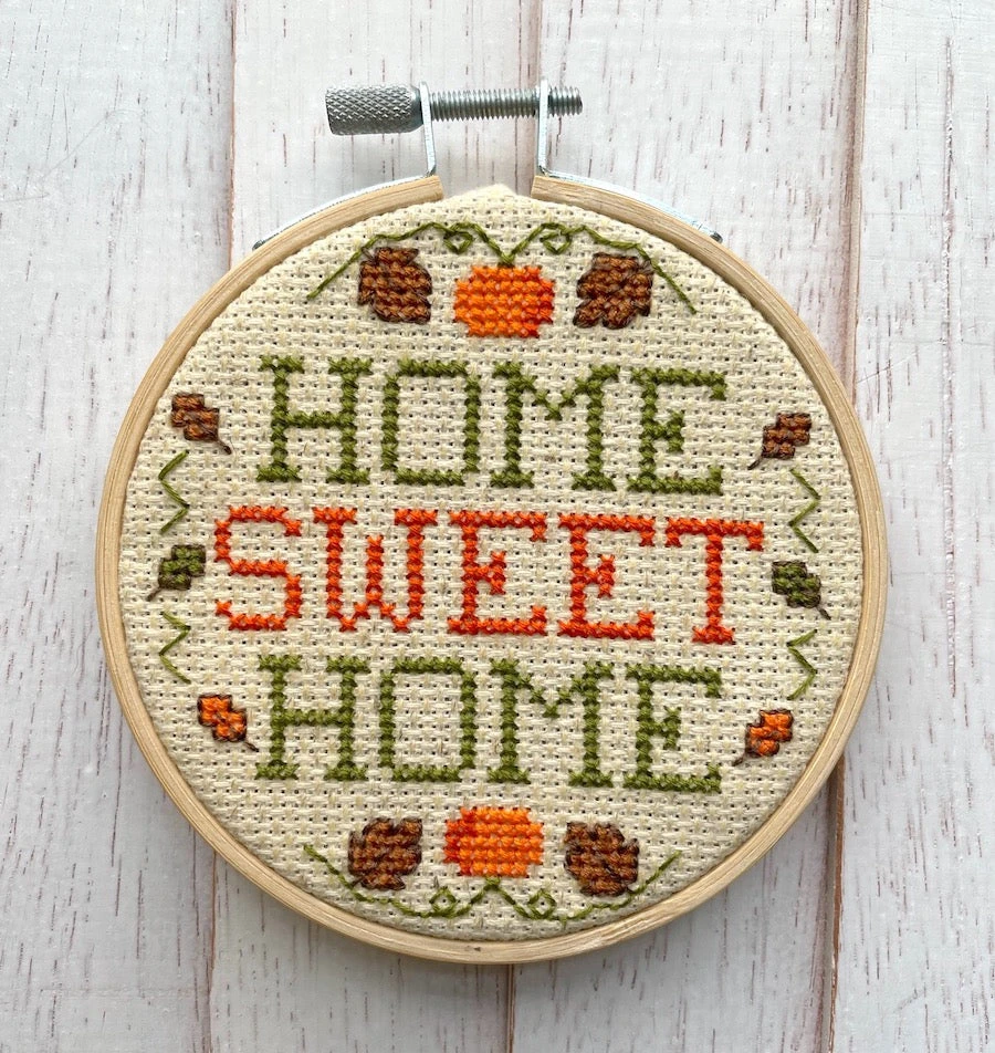 Home Sweet Home Fall Counted Cross Stitch DIY KIT 9 Home Sweet Home Fall Counted Cross Stitch DIY KIT - Image 7