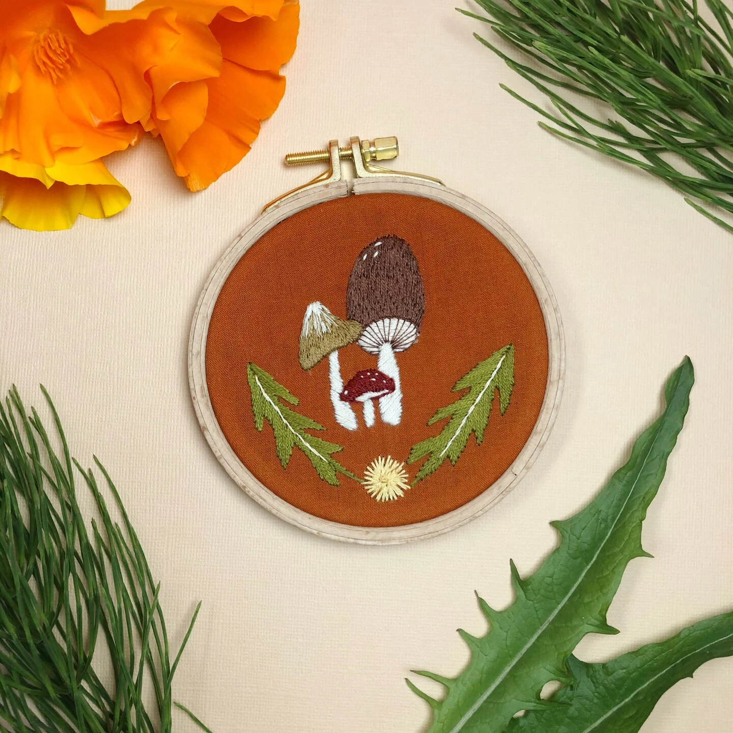 MCreativeJ Mushroom Trio - Intermediate Embroidery DIY Craft Kit 15 MCreativeJ Mushroom Trio - Intermediate Embroidery DIY Craft Kit - Image 13