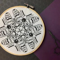 Blackwork Moth Counted Cross Stitch DIY KIT 11 Blackwork Moth Counted Cross Stitch DIY KIT -Michaels Stores 14103077836345 1