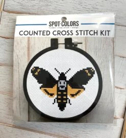 Deadhead Moth Counted Cross Stitch DIY KIT Beginner 11 Deadhead Moth Counted Cross Stitch DIY KIT Beginner -Michaels Stores 14103121352249 1