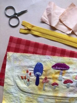 MCreativeJ Mushrooms - Peel Stick And Stitch Hand Embroidery Patterns