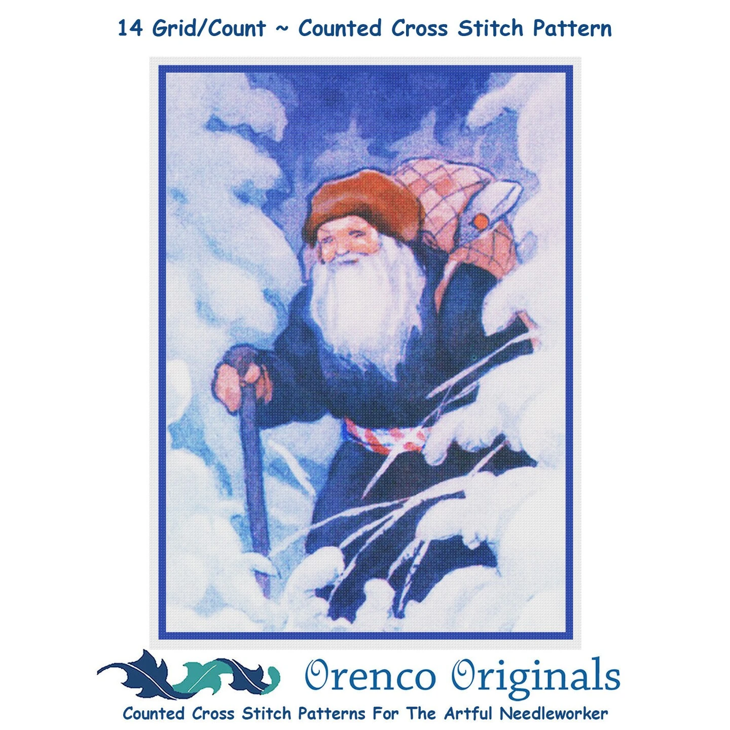 Father Christmas St. Nick By Rudolf Koivu Counted Cross Stitch Pattern 3 Father Christmas St. Nick By Rudolf Koivu Counted Cross Stitch Pattern
