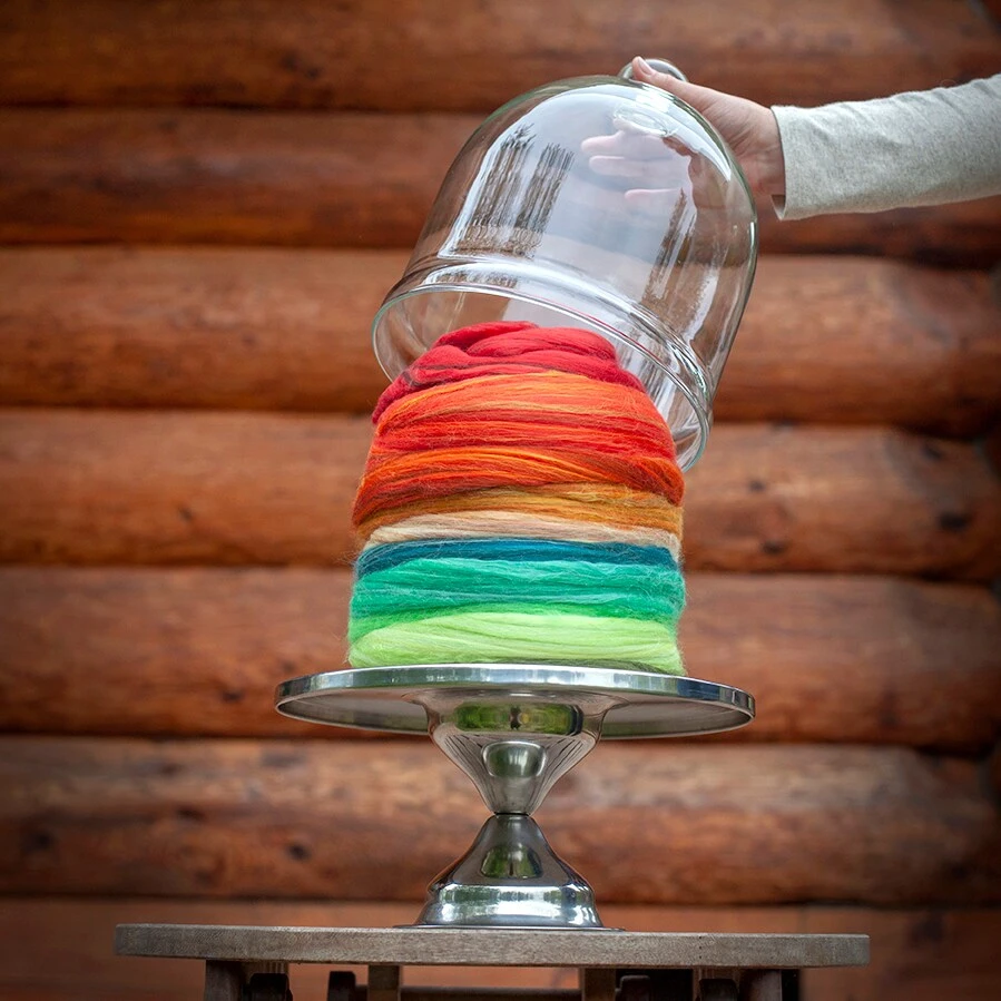 5oz Merino Silk Luxe Blends - Roving For Spinning, Felting, And Blending. Merino Wool + Glossy Mulberry Silk + Premium Tussah Silk. Pralines 7 5oz Merino Silk Luxe Blends - Roving For Spinning, Felting, And Blending. Merino Wool + Glossy Mulberry Silk + Premium Tussah Silk. Pralines - Image 5