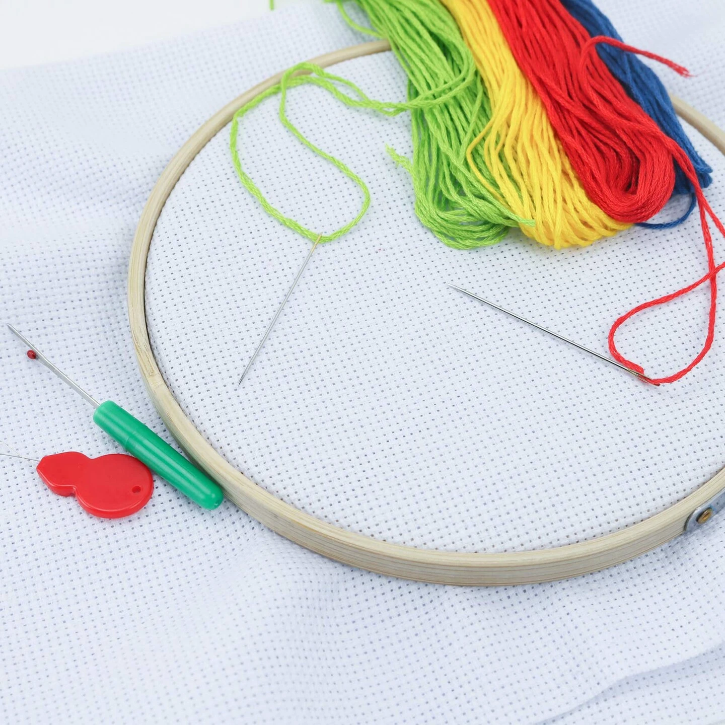 Similane 6 Pieces Aida Cloth 14 Count Cross Stitch Fabric, White, 12 By 18-Inch 5 Similane 6 Pieces Aida Cloth 14 Count Cross Stitch Fabric, White, 12 By 18-Inch - Image 4