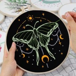 3 Sets Tarot Embroidery Kits For Beginners,Cross Stitch Kit For Adults,Crewel Starters Needlepoint With Moon, Butterfly, Bee And Moth Pattern And Tool 24 3 Sets Tarot Embroidery Kits For Beginners,Cross Stitch Kit For Adults,Crewel Starters Needlepoint With Moon, Butterfly, Bee And Moth Pattern And Tool -Michaels Stores 142821528983600