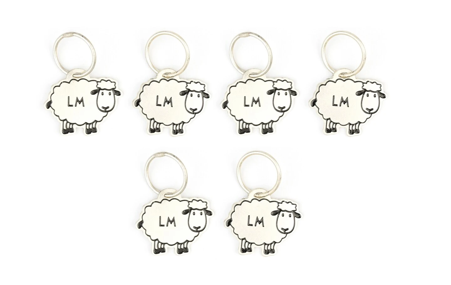 Lantern Moon Meadow Sheep Knitting Stitch Markers Multicolor 3 Lantern Moon Meadow Sheep Knitting Stitch Markers Multicolor