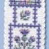 Textile Heritage Tartan Thistles Counted Cross Stitch Bookmark Kit Multicolor -Michaels Stores 144118120758276809