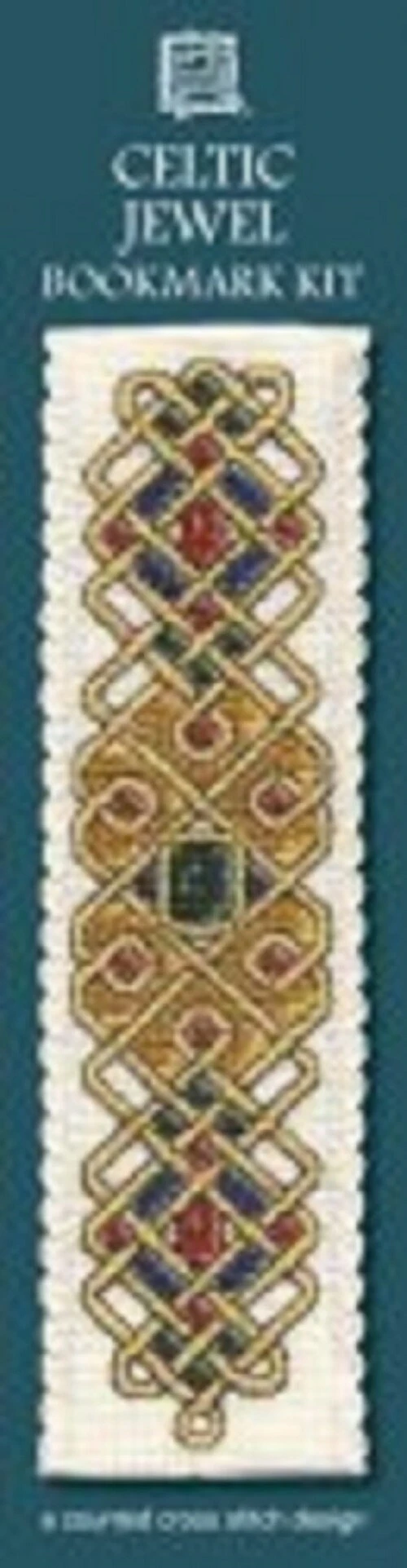 Textile Heritage Counted Cross Stitch Bookmark Kit - Celtic Jewel Multicolor 3 Textile Heritage Counted Cross Stitch Bookmark Kit - Celtic Jewel Multicolor
