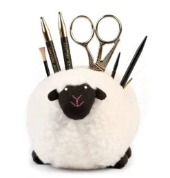 Lantern Moon Sheep Sherpa Holder For Knit And Crochet Accessories Multicolor