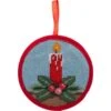Alice Peterson Stitch-Ups Needlepoint Ornament Kit- Candle Multicolor -Michaels Stores 144118775626530633
