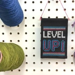 Level Up Tiny Banner Counted Cross Stitch Kit -Michaels Stores 144121296688109113 1