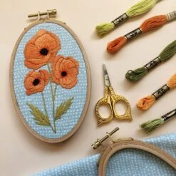 MCreativeJ Poppies - Intermediate Hand Embroidery DIY Craft Kit 20 MCreativeJ Poppies - Intermediate Hand Embroidery DIY Craft Kit -Michaels Stores 144121296707337785 1