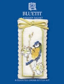 Bluetit Lavender Sachet: A Counted Cross Stitch Kit Multicolor -Michaels Stores 144121625633980457 2