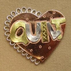 Puffin & Company Quilt Heart Needle Nanny Magnetic Needle Minder Holder, Brooch Multicolor -Michaels Stores 144121625685622825 2