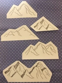 Mountains - Peel Stick And Stitch Hand Embroidery Patterns 25 Mountains - Peel Stick And Stitch Hand Embroidery Patterns -Michaels Stores 144124871099498041