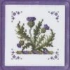 Textile Heritage Counted Cross Stitch Coaster Kit - Victorian Thistles Multicolor 1 Textile Heritage Counted Cross Stitch Coaster Kit - Victorian Thistles Multicolor -Michaels Stores 144125137256346313