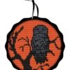 GENERIC Creative Needle Arts Spooky Owl Counted Cross Stitch Tart Tin Kit Multicolor -Michaels Stores 144127700531249193