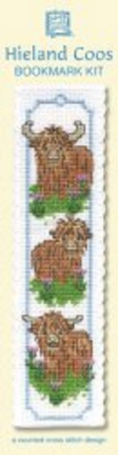 Textile Heritage Hieland Coos Bookmark - Cross Stitch Kit Multicolor 5 Textile Heritage Hieland Coos Bookmark - Cross Stitch Kit Multicolor - Image 3