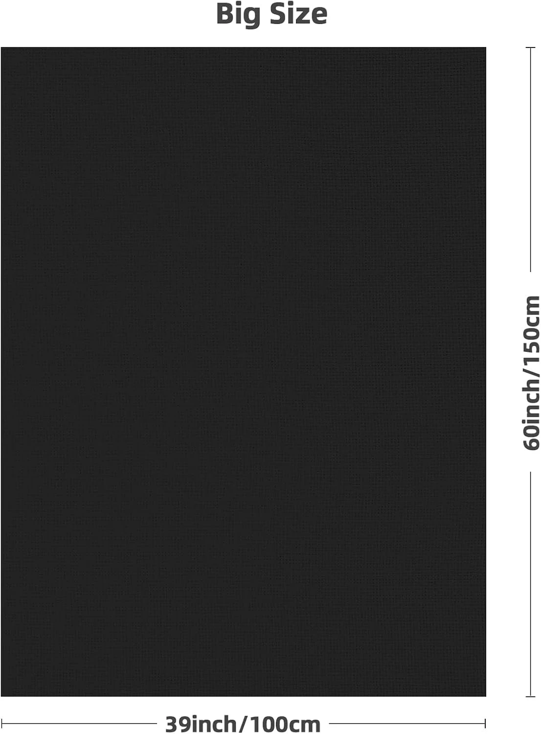 18 Count Aida Cloth Black Aida Cross Stitch Aida Cloth For Handmade Cross Stitch Fabric Needlework, 39 X 60 Inch 9 18 Count Aida Cloth Black Aida Cross Stitch Aida Cloth For Handmade Cross Stitch Fabric Needlework, 39 X 60 Inch - Image 7