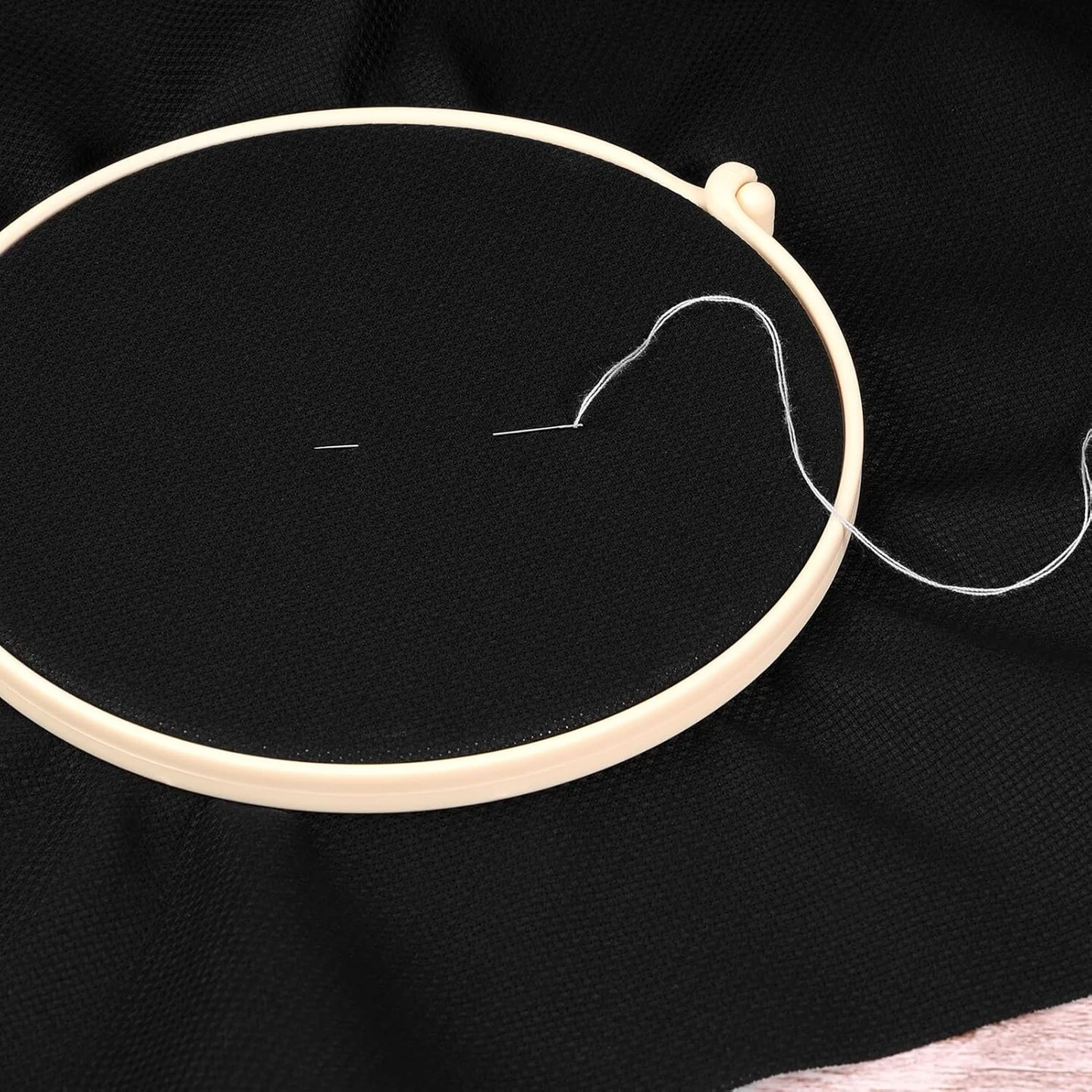 18 Count Aida Cloth Black Aida Cross Stitch Aida Cloth For Handmade Cross Stitch Fabric Needlework, 39 X 60 Inch 7 18 Count Aida Cloth Black Aida Cross Stitch Aida Cloth For Handmade Cross Stitch Fabric Needlework, 39 X 60 Inch - Image 5