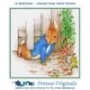Beatrix Potter Peter Rabbit Crawls Under Fence Counted Cross Stitch Pattern -Michaels Stores 14768715291849