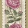 Textile Heritage Damask Rose Counted Cross Stitch Bookmark Kit Multicolor -Michaels Stores 14768718901961