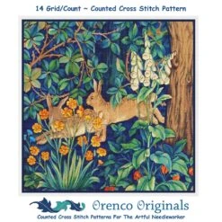 Forest Rabbits Design By William Morris And Company Counted Cross Stitch Pattern 22 Forest Rabbits Design By William Morris And Company Counted Cross Stitch Pattern -Michaels Stores 14768734698697 1