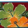 Stitch & Zip Needlepoint Cosmetic Purse Kit- Bright Hibiscus Multicolor 1 Stitch & Zip Needlepoint Cosmetic Purse Kit- Bright Hibiscus Multicolor -Michaels Stores 14768750555849