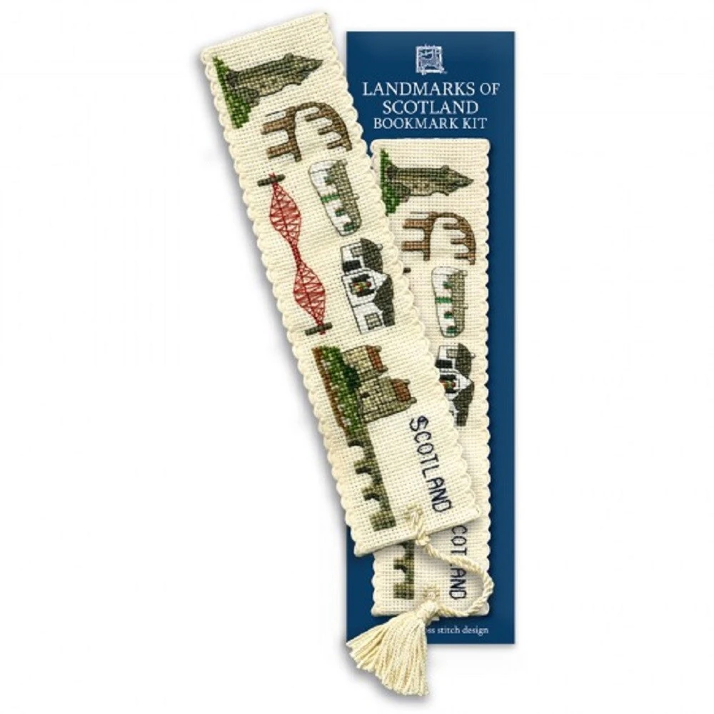 Textile Heritage Landmarks Of Scotland Counted Cross Stitch Bookmark Kit Multicolor 3 Textile Heritage Landmarks Of Scotland Counted Cross Stitch Bookmark Kit Multicolor