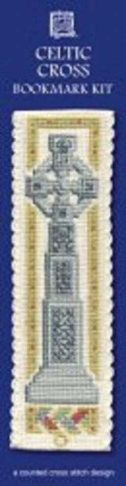Textile Heritage Celtic Cross Counted Cross Stitch Bookmark Kit Multicolor