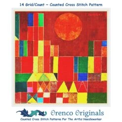 Expressionist Klee Castle Sun Detail Counted Cross Stitch Chart Pattern 27 Expressionist Klee Castle Sun Detail Counted Cross Stitch Chart Pattern -Michaels Stores 14768780251849 2