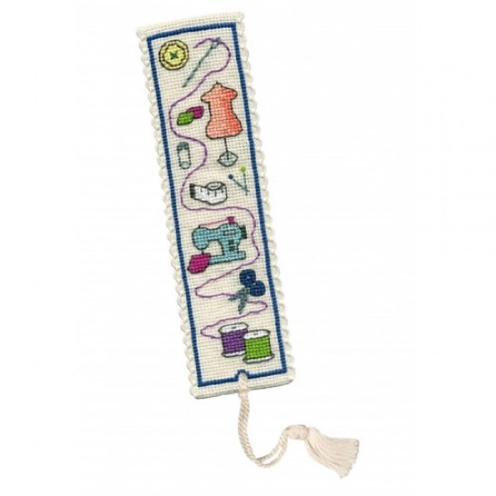 Textile Heritage Sewing Bookmark Counted Cross Stitch Kit Multicolor 3 Textile Heritage Sewing Bookmark Counted Cross Stitch Kit Multicolor