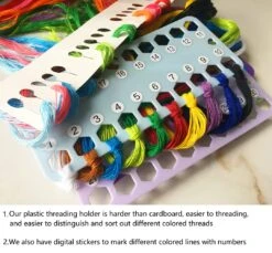 Hyamass 10pcs Embroidery Floss Organizer Cross Stitch Thread Holder Storage Tool Needlework Project Card -Michaels Stores 151600529184816 1