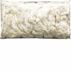 2oz Mulberry Silk Fiber: Premium Grade Natural Unbleached Pure White Undyed Combed Top Roving -Michaels Stores 152782645423328 2