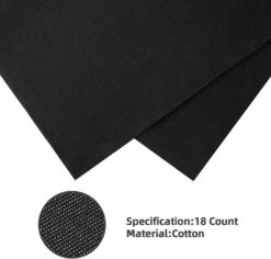 18 Count Aida Cloth Black Aida Cross Stitch Aida Cloth For Handmade Cross Stitch Fabric Needlework, 39 X 60 Inch 29 18 Count Aida Cloth Black Aida Cross Stitch Aida Cloth For Handmade Cross Stitch Fabric Needlework, 39 X 60 Inch -Michaels Stores 157566828972336 2